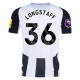 adidas Newcastle United Sean Longstaff Home Jersey w/ EPL Patch 24/25 (Black/White)