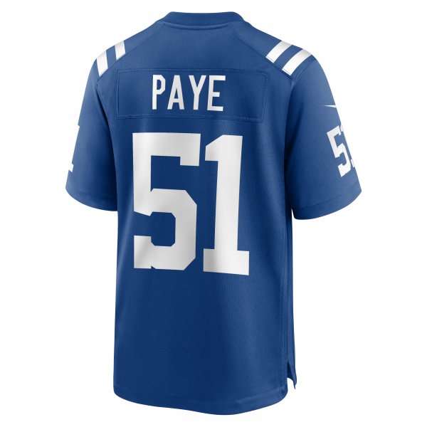 Men's Indianapolis Colts Kwity Paye Nike Royal Game Jersey