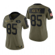 Women's San Francisco 49ers George Kittle Olive 2021 Salute To Service Limited Jersey