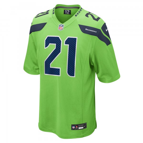 Men's Seattle Seahawks Devon Witherspoon Nike Neon Green  Game Jersey