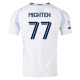 adidas San Diego FC Alex Mighten Away Jersey 25/26 w/ MLS & Apple Patch (White)