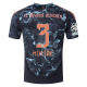 adidas Bayern Munich Kim Min-jae Away Jersey w/ Champions League Patches 24/25 (Black/Copper/Blue)