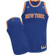 Men's Revolution 30 New York Knicks Blank Blue Stitched NBA Jersey