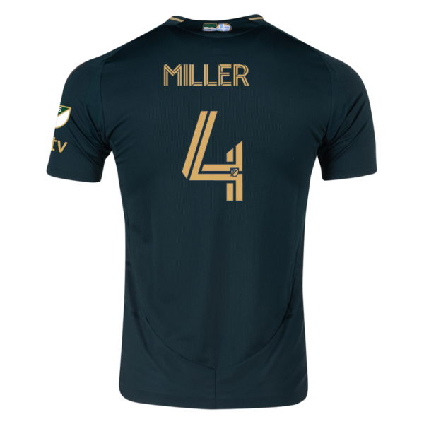 adidas Kamal Miller Portland Timbers Home Jersey w/ MLS & Apple Patch 25/26 (Green/Gold)