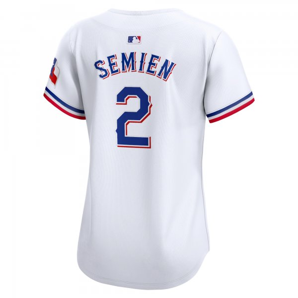 Women's Texas Rangers Marcus Semien Nike White Home Limited Player Jersey