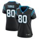 Women's Carolina Panthers Ian Thomas Nike Black Team Game Jersey