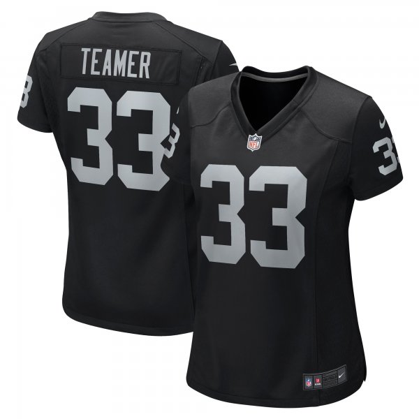 Women's Las Vegas Raiders Roderic Teamer Nike Black Game Jersey