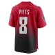 Men's Atlanta Falcons Kyle Pitts Nike Red Alternate Game Jersey