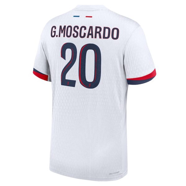 Nike Paris Saint-Germain Gabriel Moscardo Away Jersey 24/25 (White/Midnight Navy)