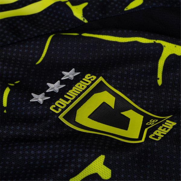 adidas Diego Rossi Columbus Crew Away Jersey w/ MLS Patches 25/26 (Black/Yellow)