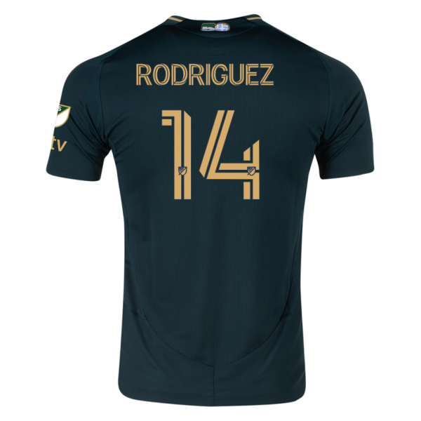 adidas Jonathan Rodriguez Portland Timbers Home Jersey w/ MLS & Apple Patch 25/26 (Green/Gold)
