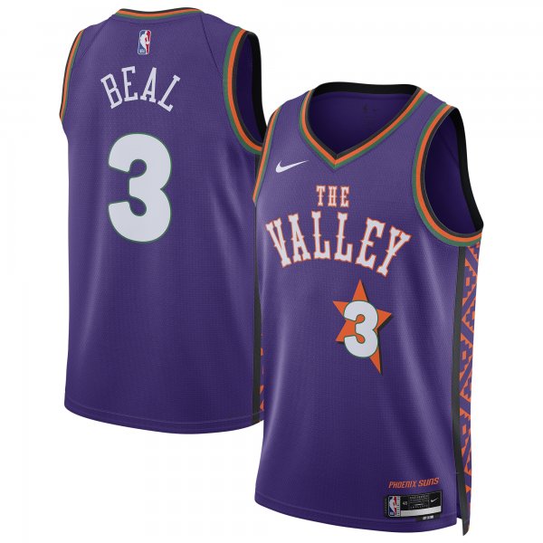 Bradley Beal #3 Phoenix Suns Nike Unisex 2024/25 Swingman City EditionPurple Player Jersey