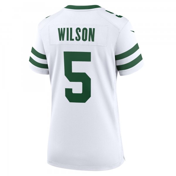 Women's New York Jets Garrett Wilson Nike  White Alternate Game Jersey