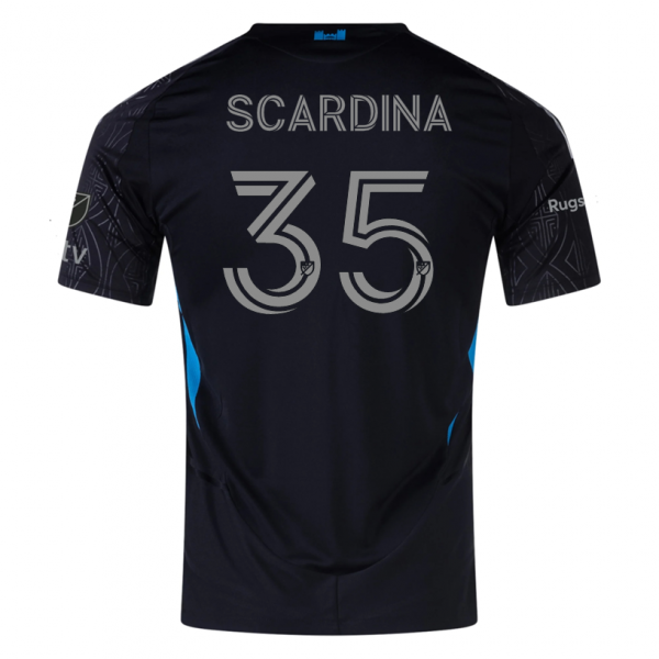 adidas Nick Scardina Charlotte FC Away Jersey 25/26 (Black)