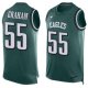 Nike Philadelphia Eagles #55 Brandon Graham Midnight Green Team Color Men's Stitched NFL Limited Tank Top Jersey