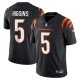 Men's Cincinnati Bengals Tee Higgins Nike Black  Vapor Untouchable Limited Jersey