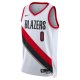 Unisex Portland Trail Blazers Damian Lillard Nike White Swingman Jersey - Association Edition