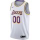 Men's Los Angeles Lakers Nike White 2020/21 Swingman Custom Jersey - Association Edition