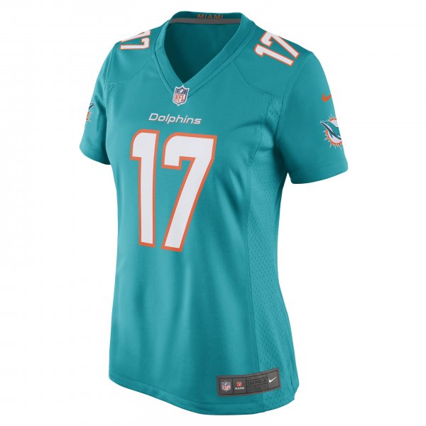 Women's Miami Dolphins Jaylen Waddle Nike Aqua Game Player Jersey