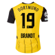 Puma Borussia Dortmund Julian Brandt Home Jersey w/ Champions League Patches 24/25 (Faster Yellow/Puma Black)