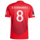 adidas Manchester United Bruno Fernandes Home Jersey w/ Europa League Patches 24/25 (MUFC Red/Bright Red)