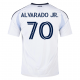adidas Alejandro Alvarado Jr. San Diego FC Away Jersey 25/26 (White)