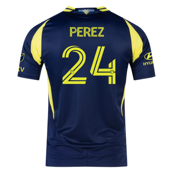 adidas Nashville Jonathan Pérez Away Jersey w/ MLS + Apple TV 25/26 (Tena Blue)