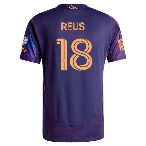 adidas Marco Reus LA Galaxy Away Jersey w/ MLS + Apple TV + RBC Sponsor 25/26 (Purple)
