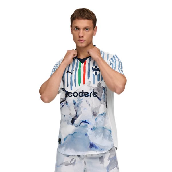 Puma Monterrey 25/26 Kid Super Jersey (Puma White/Deep Navy)