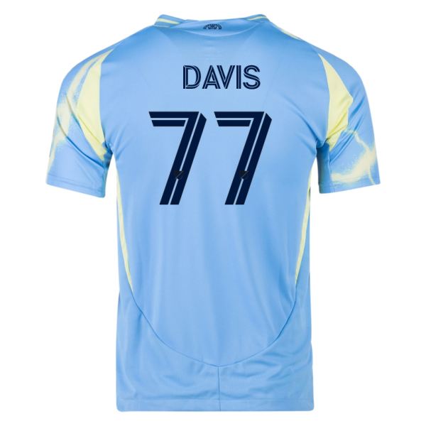 adidas Philadelphia Union Eddy Davis III Away Jersey 25/26 (Blue/Yellow)