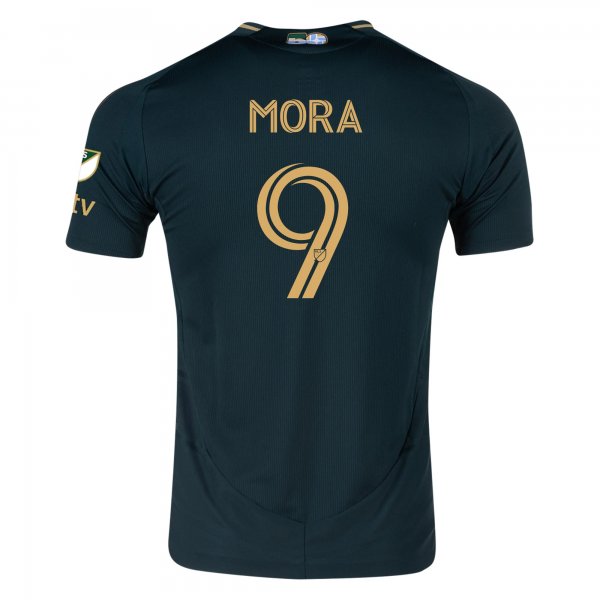 adidas Felipe Mora Portland Timbers Home Jersey w/ MLS & Apple Patch 25/26 (Green/Gold)