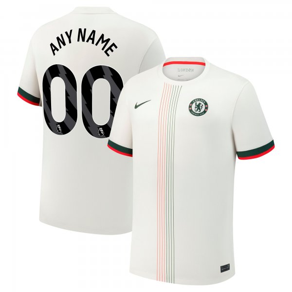 Chelsea Nike 2025/26 Away Replica Custom Jersey - Cream
