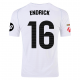 adidas Endrick Real Madrid Home Jersey w/ La Liga Patches 24/25 (White/Black)