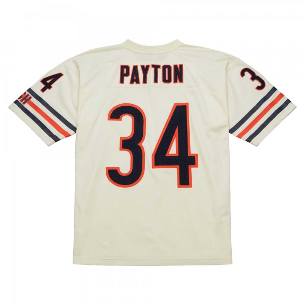 Men's Chicago Bears Walter Payton Mitchell & Ness Cream Chainstitch Legacy Jersey