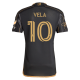 adidas Carlos Vela LAFC Home 2025 Jersey w/ MLS + Apple TV + Ford Patches (Black/Gold)