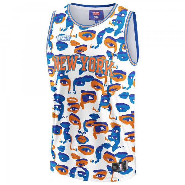 Unisex New York Knicks NBA & KidSuper Studios by Fanatics White Hometown Jersey