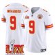 Youth Kansas City Chiefs #9 JuJu Smith-Schuster White Super Bowl LIX F.U.S.E. Vapor Limited Stitched Jersey