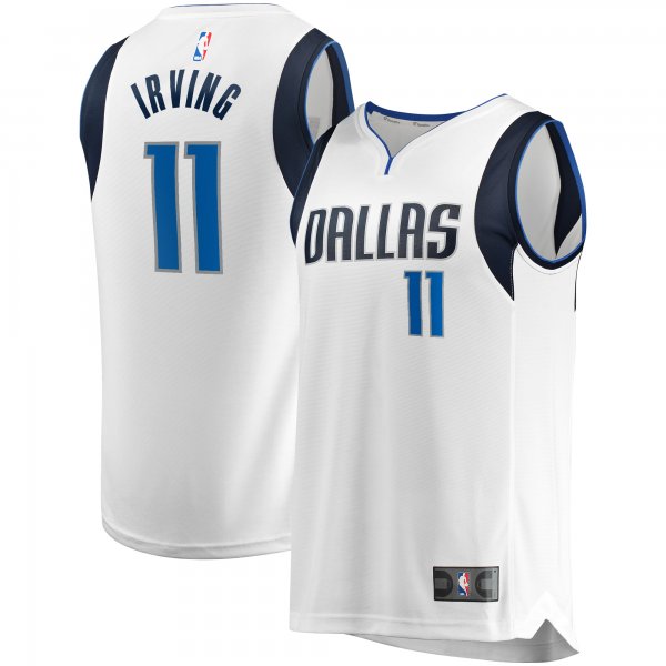 Men's Dallas Mavericks Kyrie Irving Fanatics White Fast Break Replica Player Jersey - Association Edition