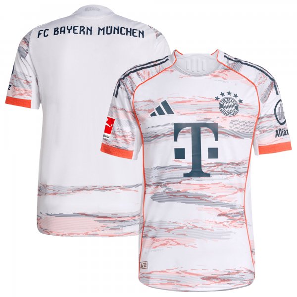 Bayern Munich adidas 2025/26 Away Jersey - White