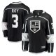 Men's Los Angeles Kings Matt Roy Fanatics Black Home Breakaway Player Jersey