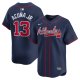 Men's Atlanta Braves Ronald Acu?a Jr. Nike Navy Alternate Limited Player Jersey