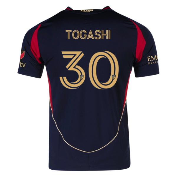 adidas Cayman Togashi Atlanta United Home Jersey w/ MLS Patches 25/26 (Red/Black)