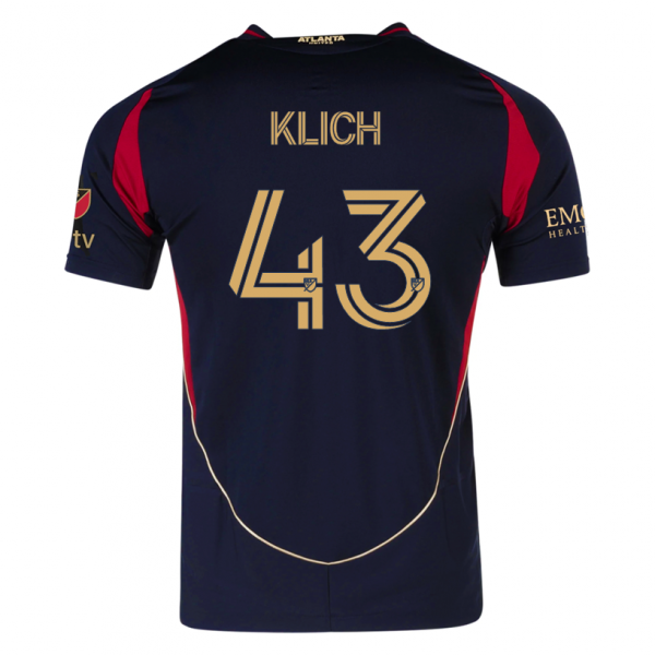adidas Mateusz Klich Atlanta United Home Jersey w/ MLS Patches 25/26 (Red/Black)