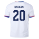Nike Mens United States Folarin Balogun Match Home Jersey 24/25 (White/Obsidian)