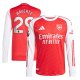 Kai Havertz Arsenal adidas 2025/26 Home Long Sleeve Player Jersey - Red