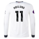 adidas Manchester United Rasmus Højlund Third Long Sleeve Jersey w/ EPL Patch 24/25 (Off White)