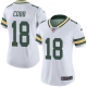 Nike Green Bay Packers #18 Randall Cobb White Women's Stitched NFL Limited Rush Jersey