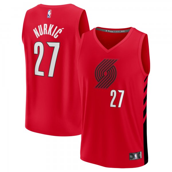 Men's Portland Trail Blazers Jusuf Nurkic Fanatics Red Fast Break Replica Player Jersey - Statement Edition