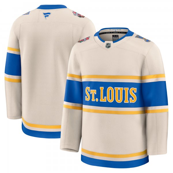 St.Louis Blues Fanatics 2025 NHL Winter Classic Premium  Cream Jersey