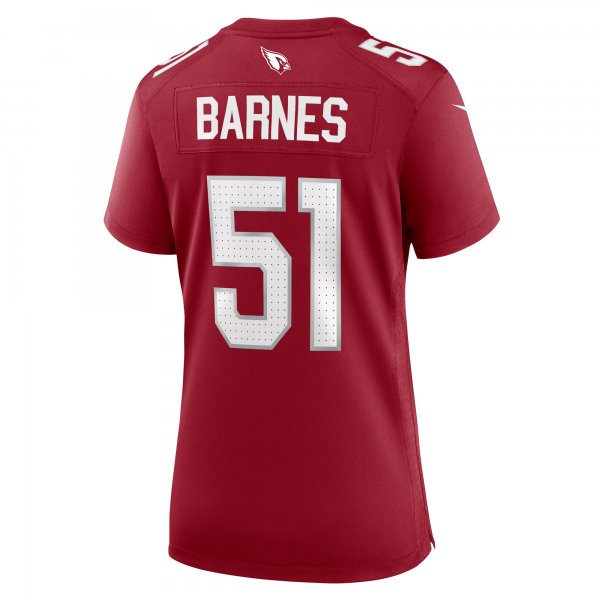 Women's Arizona Cardinals Krys Barnes Nike  Cardinal Team Game Jersey